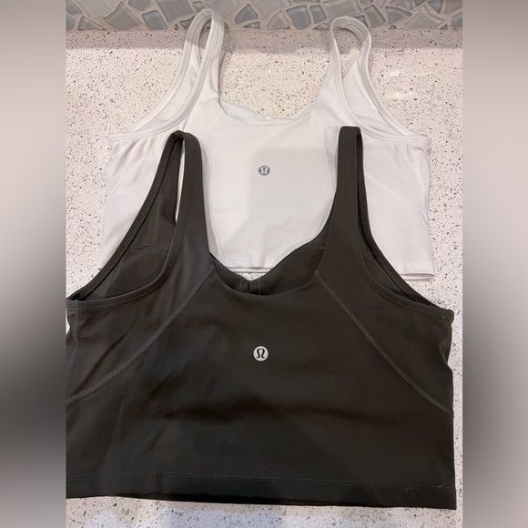 Two lululemon cropped shirts - Picture 2 of 2